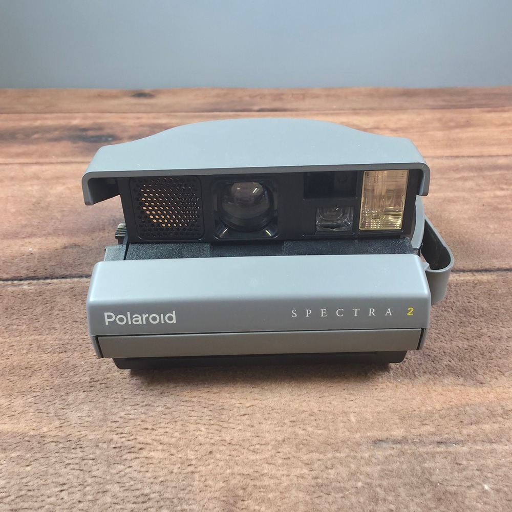 Polaroid Spectra 2 Camera Gray Good Vintage Instant Film Wide Angle Flash